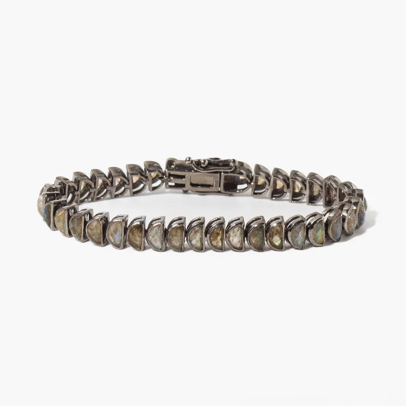 Labradorite Small Worm Tennis Bracelet