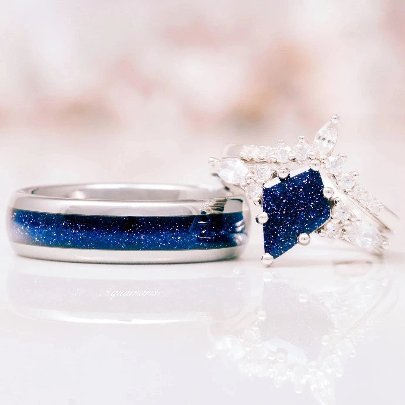 Skye Kite™  Starry Night Couples Ring