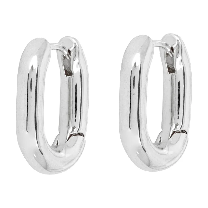 Coco Silver Hoop Earrings