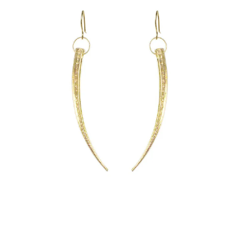 Long Tusk Earrings