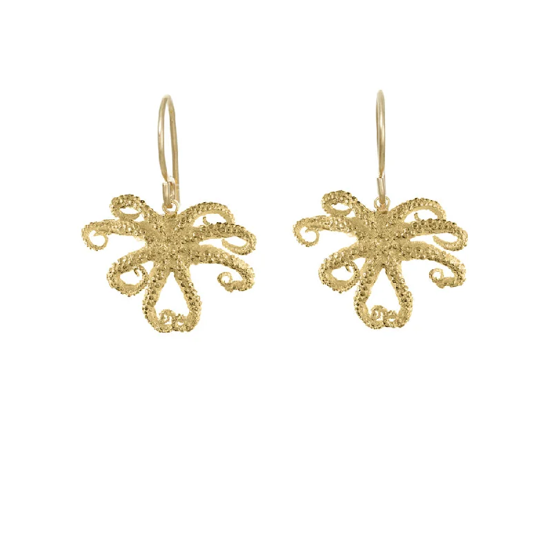 Small Octopus Earrings