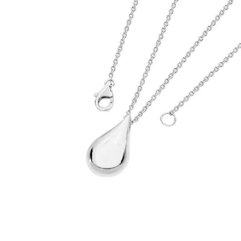 double chain necklaces for women -Lucy Q Large Tear Drop Necklace