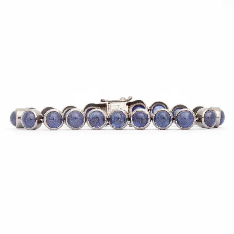 Sapphire Small Dot Tennis Bracelet