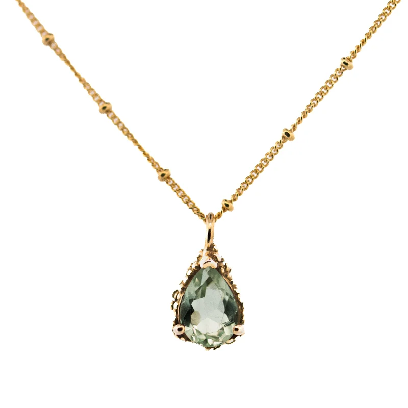 romantic necklaces for women -Dainty London 9ct Gold Alba Necklace