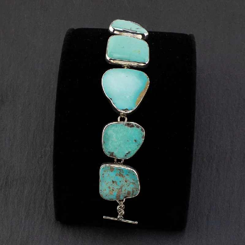 Large Genuine Turquoise Bracelet