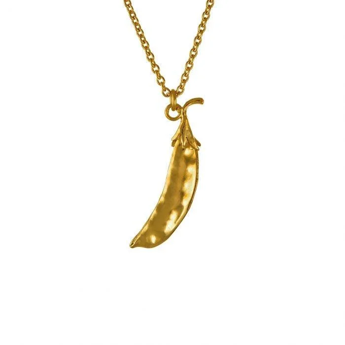 luxury necklaces for women -Alex Monroe Peapod Necklace