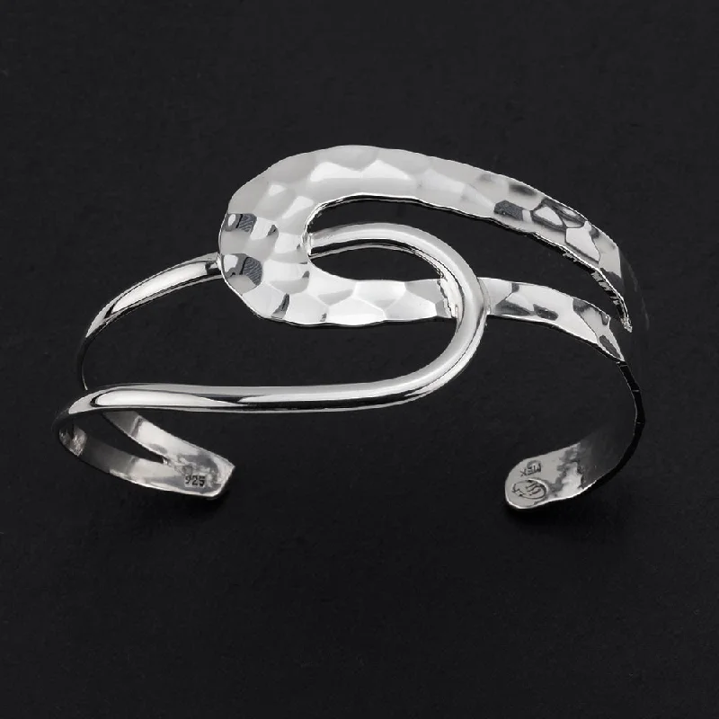 Sterling Silver Loop Cuff Bracelet