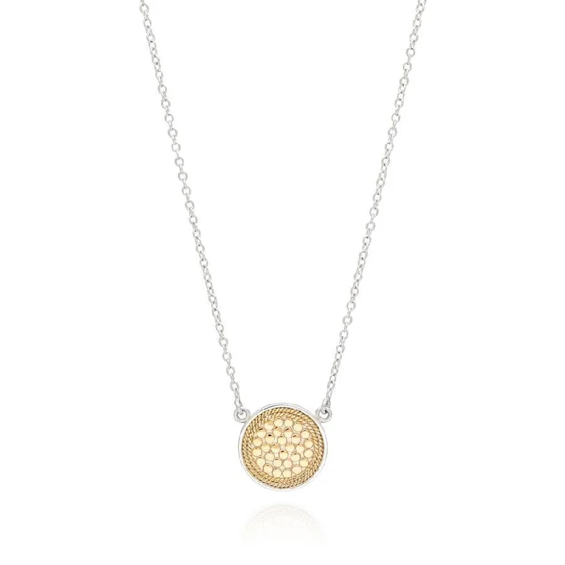 cute necklaces for women -Anna Beck Classic Disc Necklace - Reversible