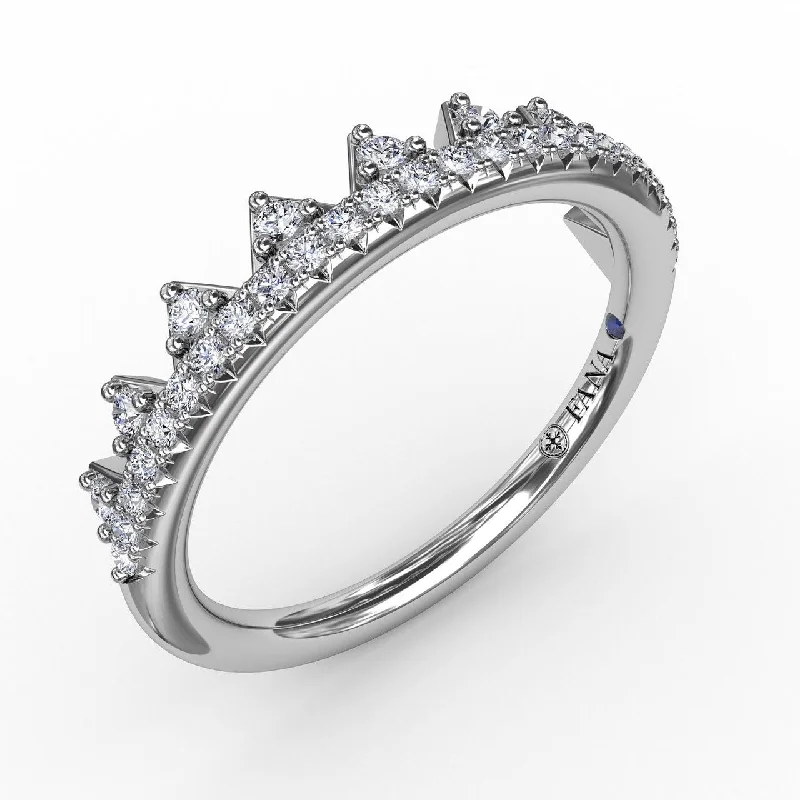 Tiara-Style Diamond Band