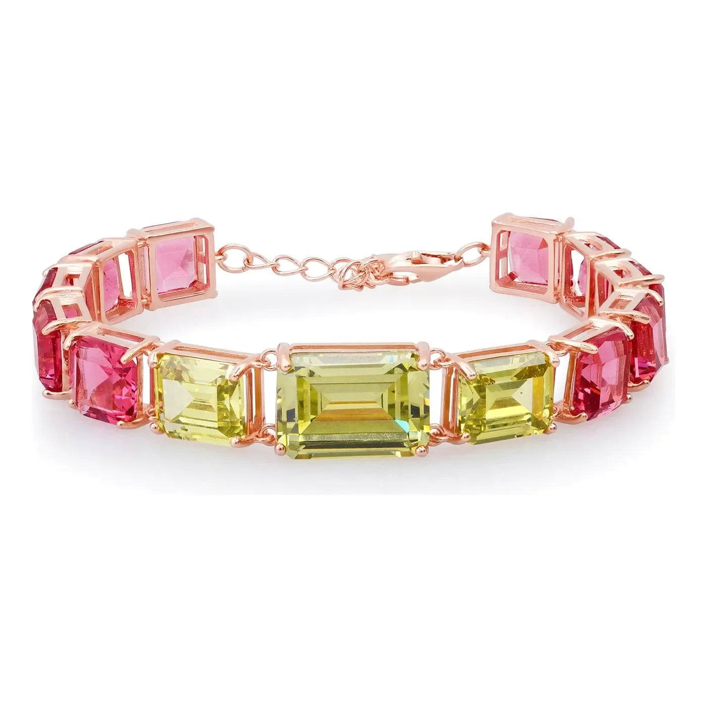 TAI Chunky Emerald Cut Bracelet