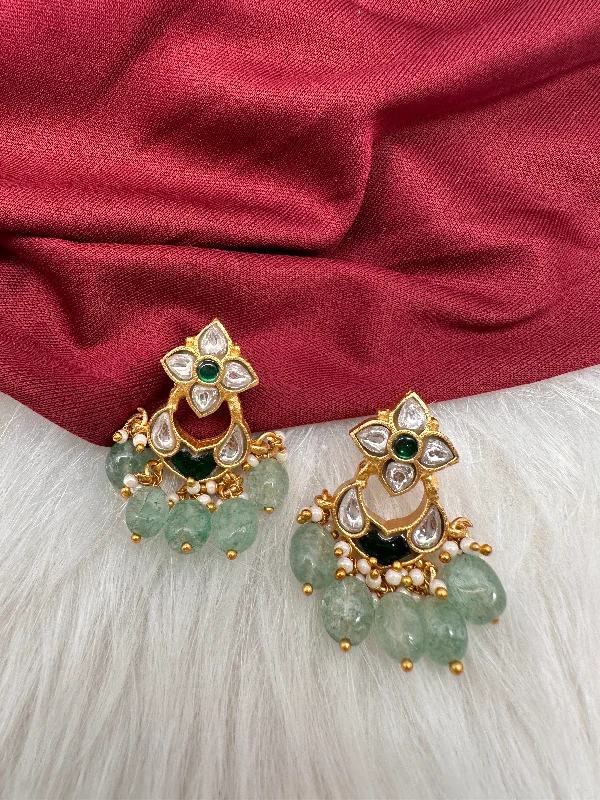 Jadau Kundan Dainty Earrings