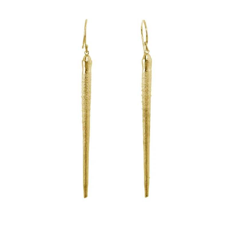 Long Urchin Spine Earrings