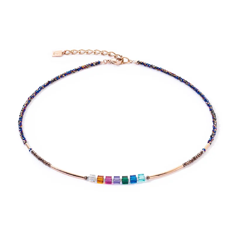 celestial necklaces for women -Coeur De Lion Sparkling Multicolour Autumn Necklace