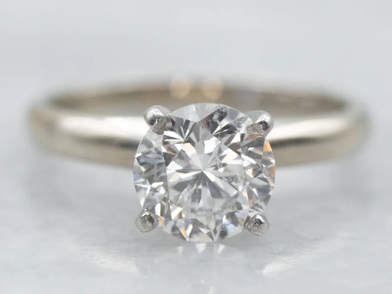 affordable custom engagement rings -White Gold and Platinum The Leo GSI Certified Diamond Engagement Ring with Diamond Accent on Inside of Band