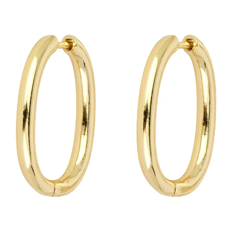 Gaby Gold Hoop Earrings