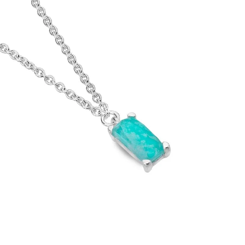 symbolic necklaces for women -Sea Gems Amazonite Sea Gypsy Necklace