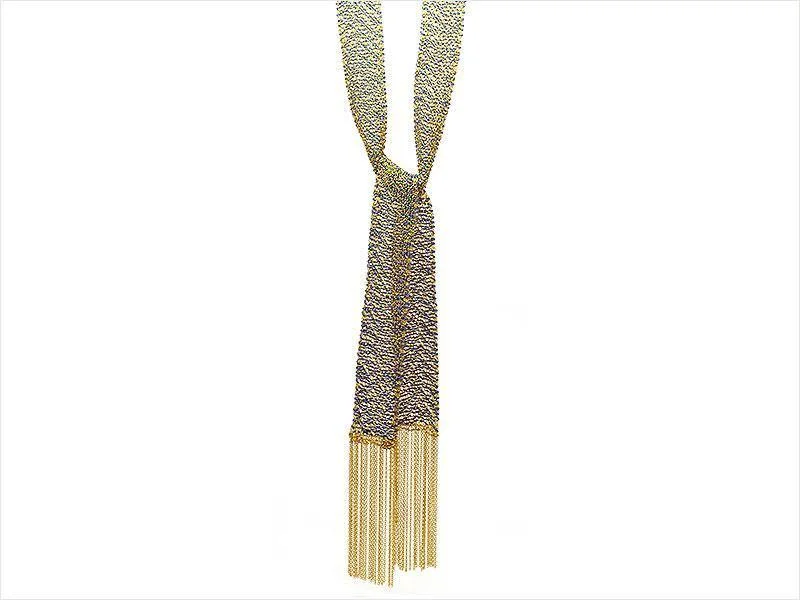 cute necklaces for women -Babette Wasserman - Scarf Lariat