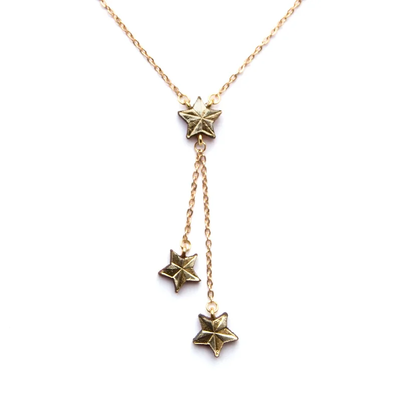 crystal necklaces for women -FALLING STAR . necklace