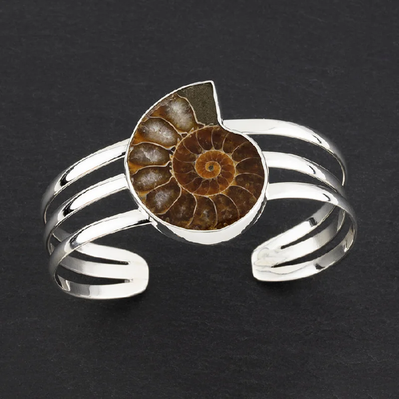 Ammonite Cuff Bracelet