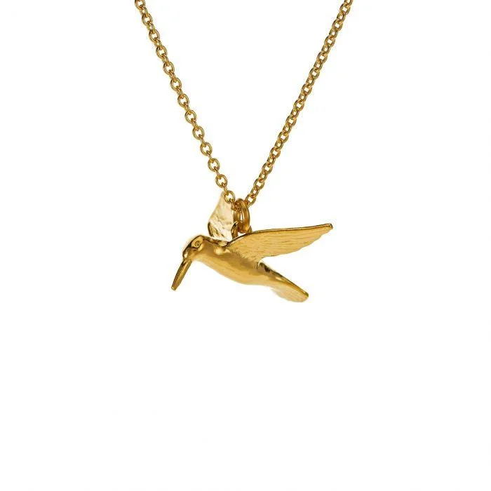 layered chain necklaces for women -Alex Monroe Hummingbird Necklace