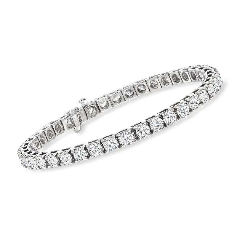 Ross-Simons Diamond Tennis Bracelet in 14kt Yellow Gold