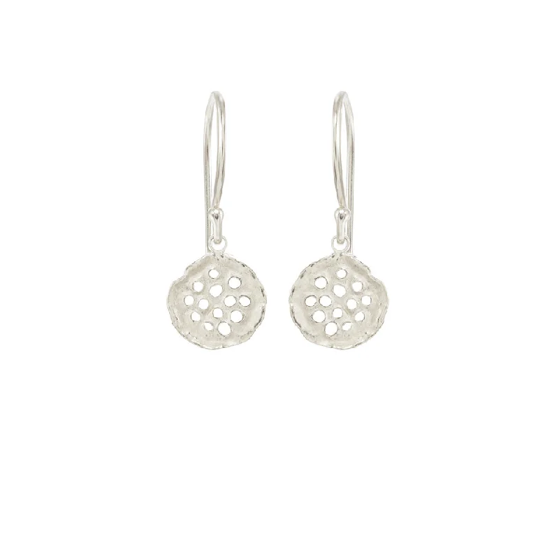 Mini Lotus Earrings