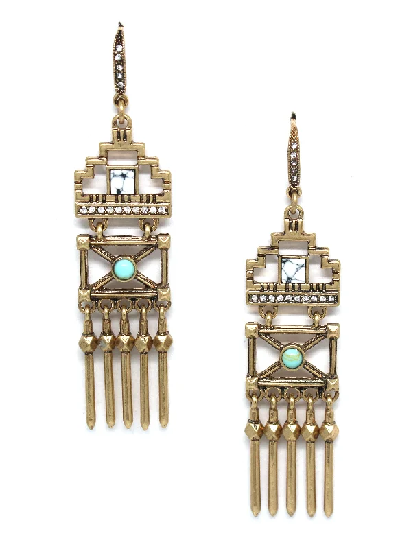 Precious Juliet Metal Fringe Earrings