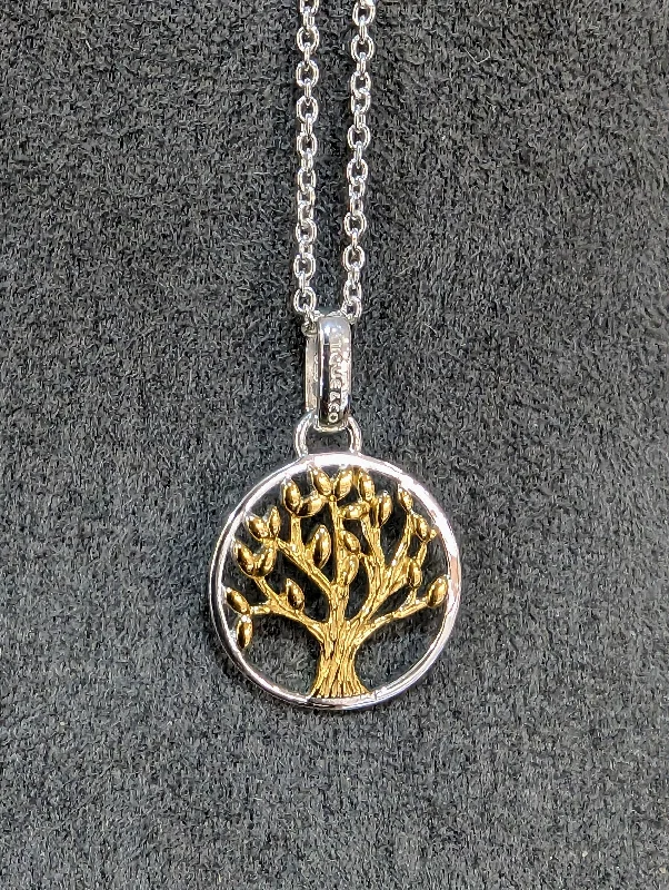 minimalist necklaces for women -Unique & Co Gold Tree of Life Pendant - Reversible