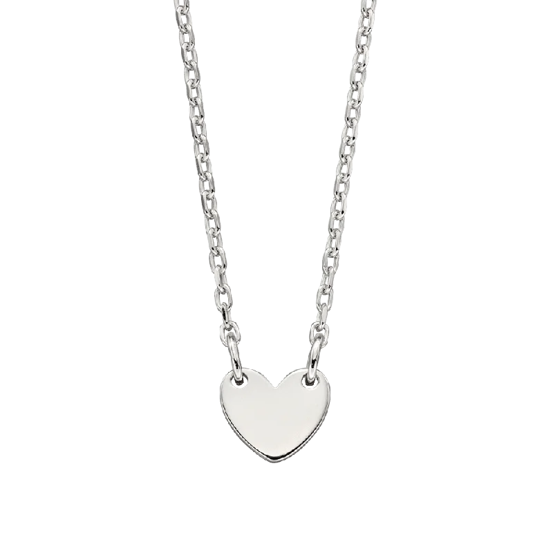 personalized birthstone necklaces for women -Little Star Sterling Silver Lexi Heart Necklace