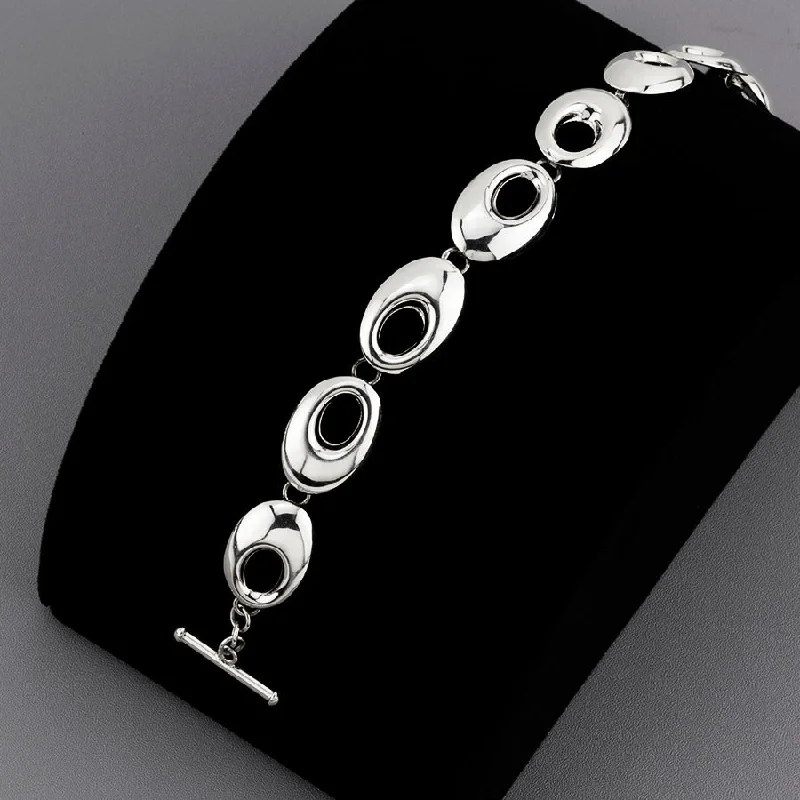 Sterling Silver Oval Link Bracelet