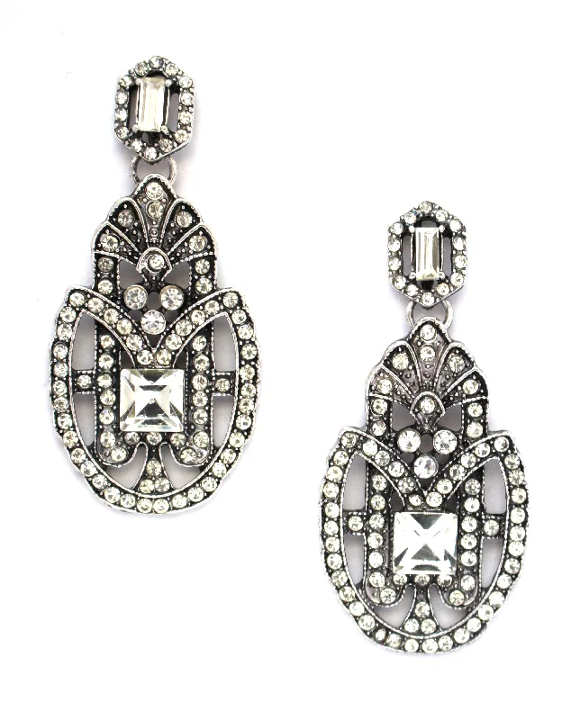 Tessa Bling Statement Earrings