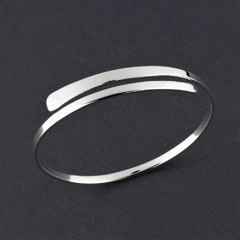 Sterling Silver Wrap Bangle Bracelet