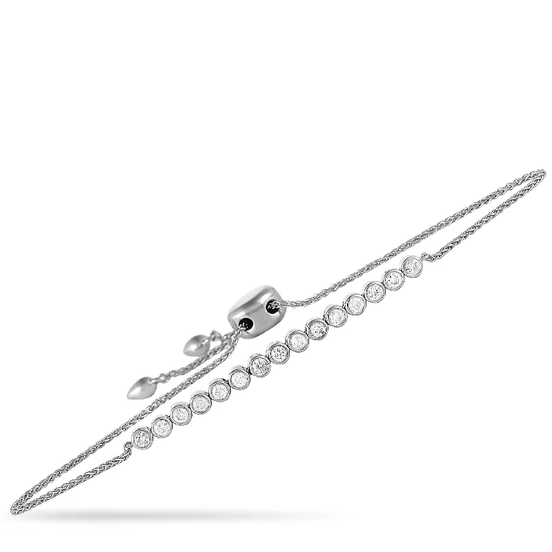 LB Exclusive 14K White Gold 0.50 ct Diamond Tennis Bracelet