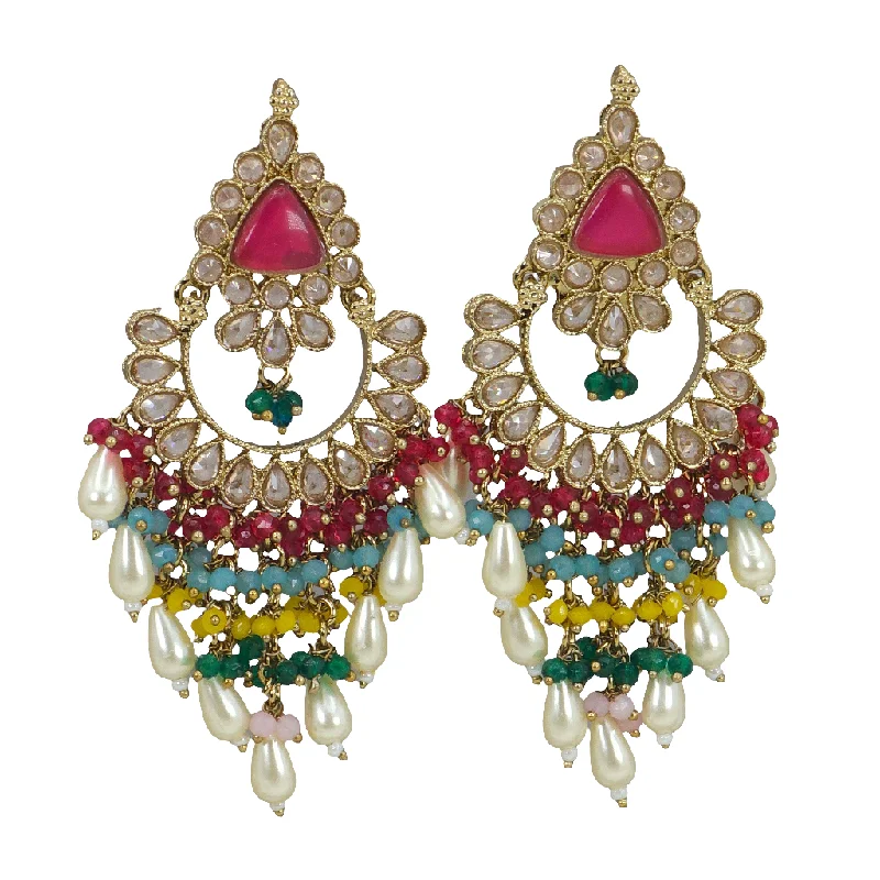 Mehrunnissa Women's Large Statement Earrings Set