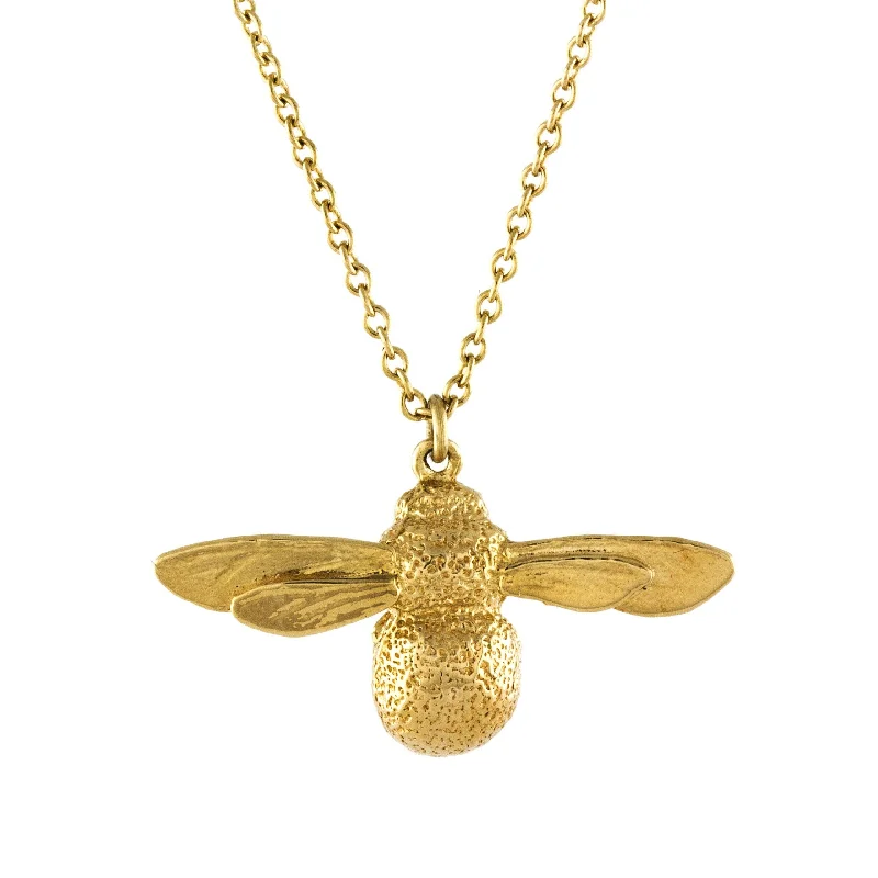 men’s and women’s matching necklaces -Alex Monroe Baby Bee Necklace