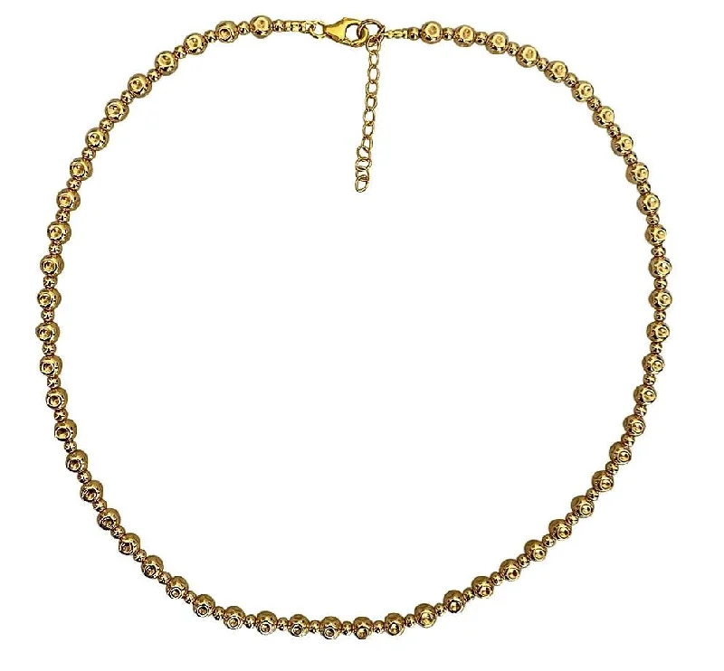 charm necklaces for women -Yaron Morhaim Pressed Spheres Necklace