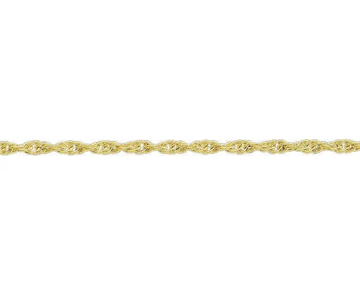 diamond necklaces for women -18" 9ct Gold Prince of Wales Rope Necklace