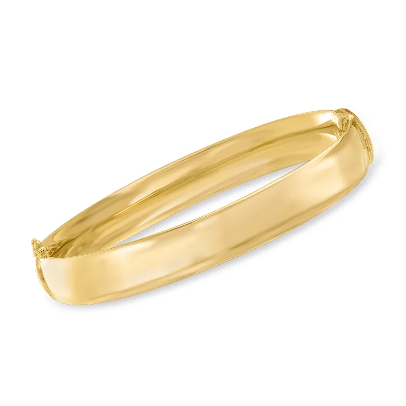 Ross-Simons 18kt Gold Over Sterling Polished Bangle Bracelet