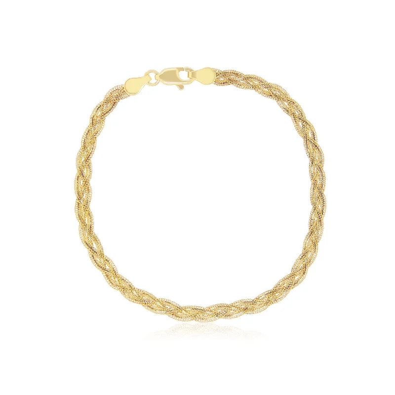 Braided Matte Gold Bracelet