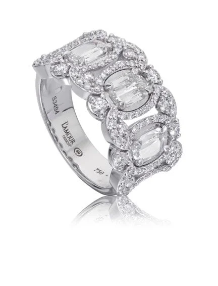 L’Amour Crisscut® Diamond Anniversary Band