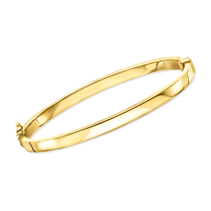 RS Pure by Ross-Simons 18kt Gold Vermeil Polished Bangle Bracelet