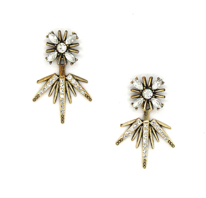 Celeste Star Ear Jacket Earrings