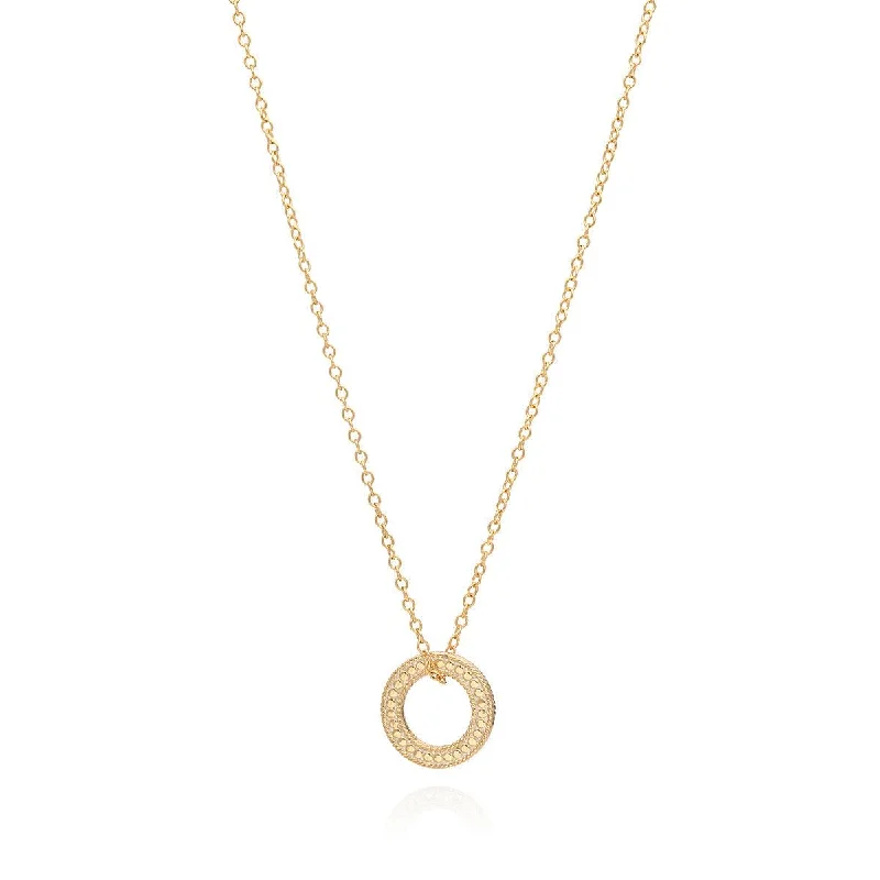 men’s and women’s matching necklaces -Anna Beck Circle Of Life Open 'O' Charity Necklace