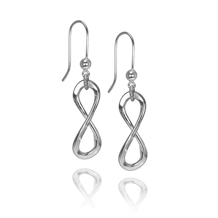 Infinity Earrings - Sterling Silver