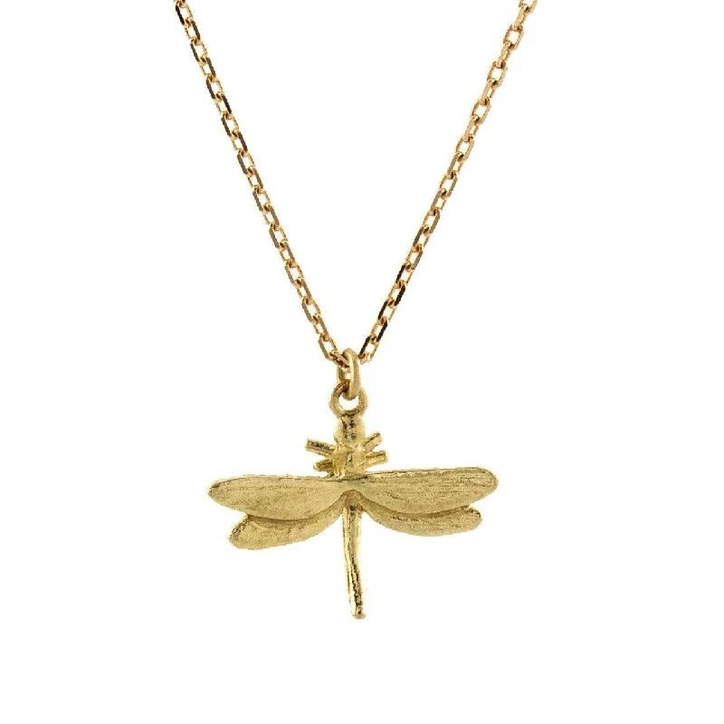 elegant pendant necklaces for women -Alex Monroe Teeny Tiny Dragonfly Necklace