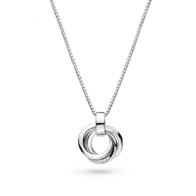 women’s engagement necklaces -Kit Heath Bevel Trilogy Petite Necklace