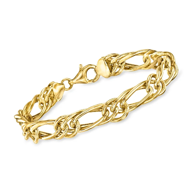 Ross-Simons 18kt Gold Over Sterling Multi-Link Bracelet