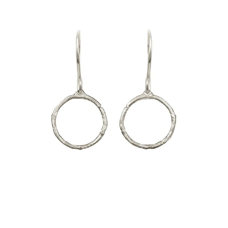 Medium Branch Circle Earrings