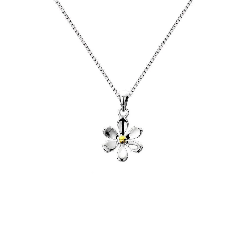 choker necklaces for women -Sea Gems Daisy Flower Pendant