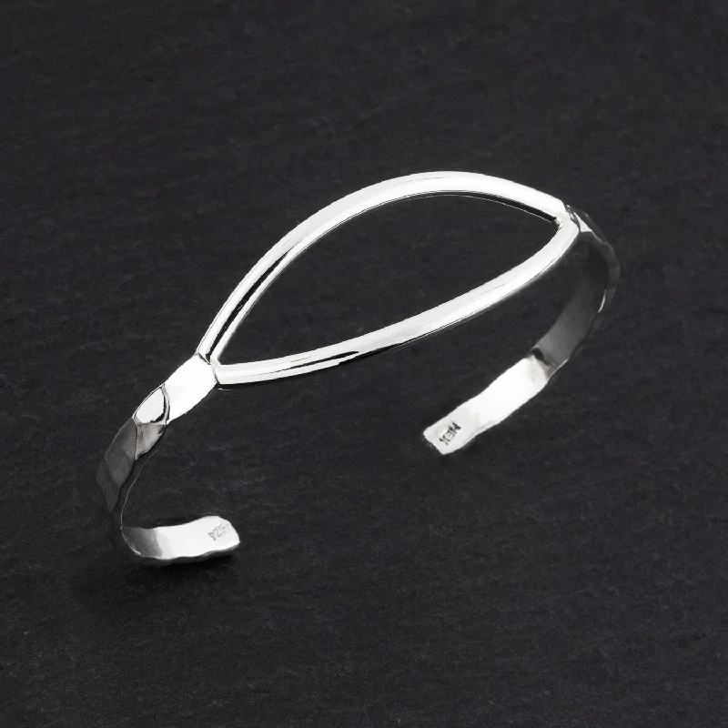 Sterling Silver Split Cuff Bracelet